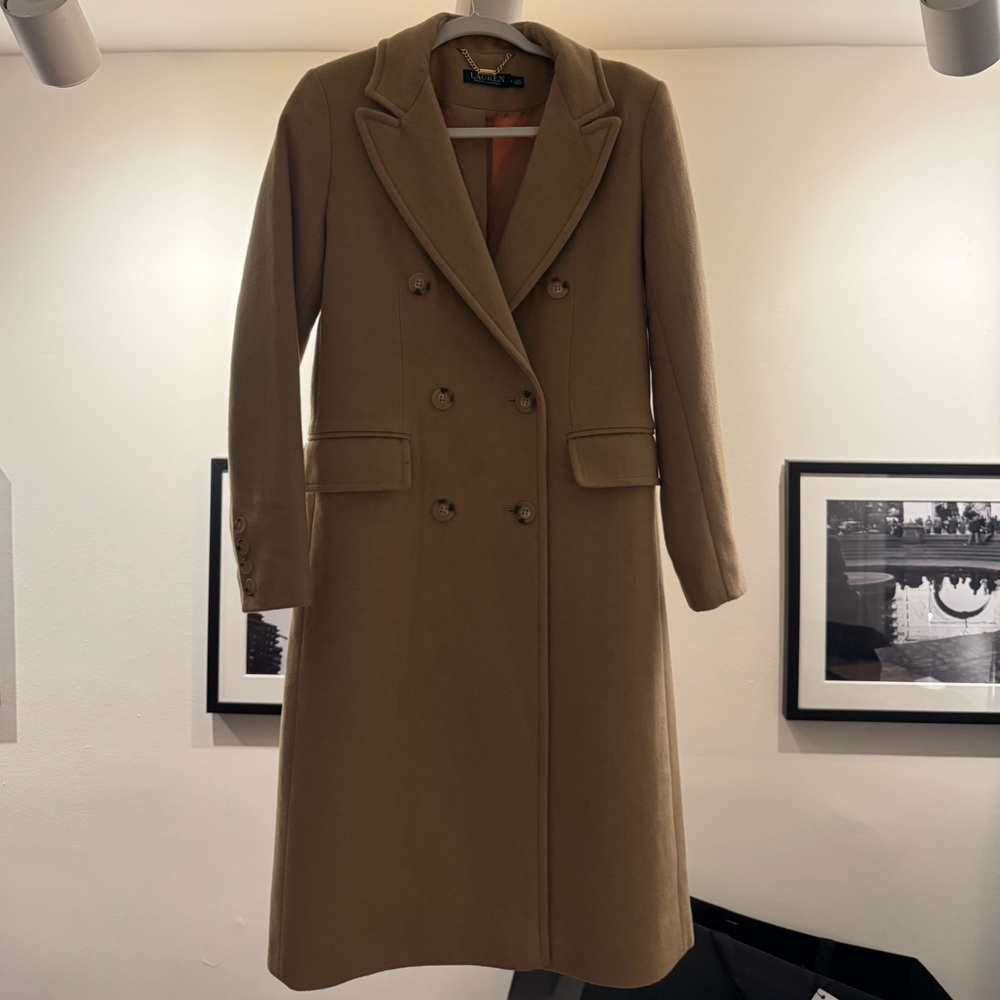 Ralph Lauren - Camel Wool Coat - Size 2